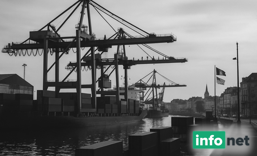 Quel est l'effet de la baisse des droits de douane sur l'exportation française ?