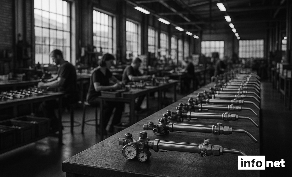 Inauguration d'une usine moderne par Hampiaux à Heillecourt